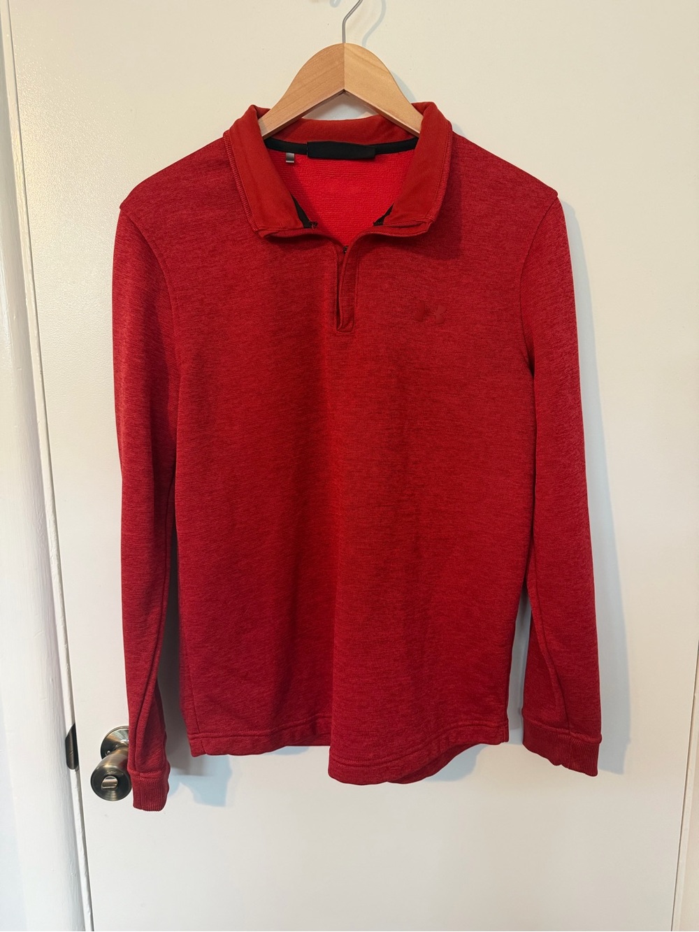 Under Armour Men's Red Quarter-Zip Pullover
